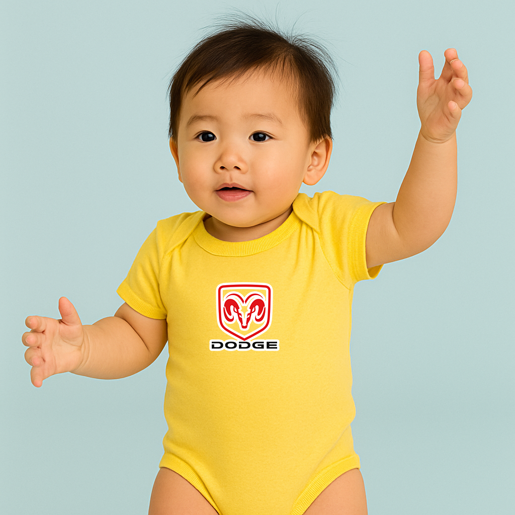 Dodge Car Baby Romper Onesie